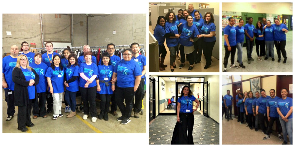 GoodwillNYNJ's tweet photo. Our staff's enthusiasm for #GoodwillWeek2016 is boundless! If you love what you do, please share your story w/us! https://t.co/EaG3PW4mb1