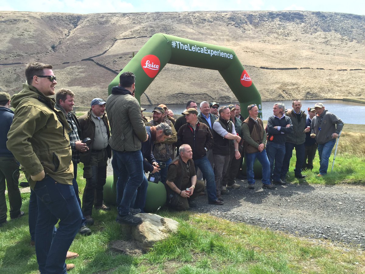 First class day at Diggle with <a href="/LeicaHunting/">Leica Hunting</a> <a href="/Blaser_USA/">Blaser USA</a> Fascinating "have a go" day packed with #TheLeicaExperience