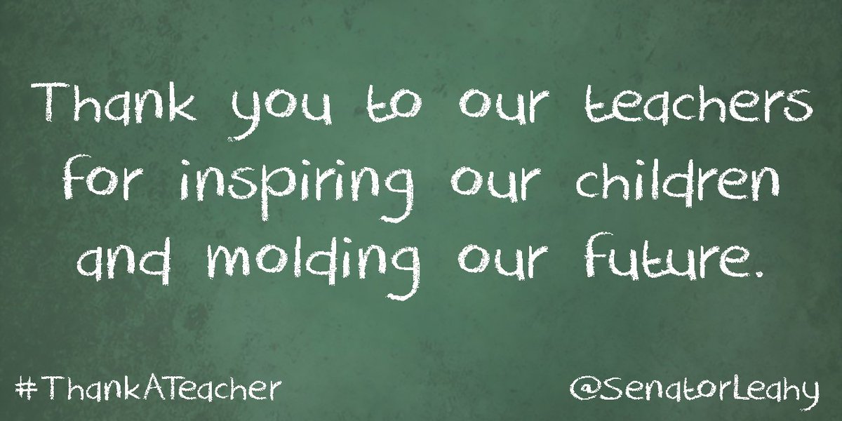 SenatorLeahy's tweet image. #ThankATeacher