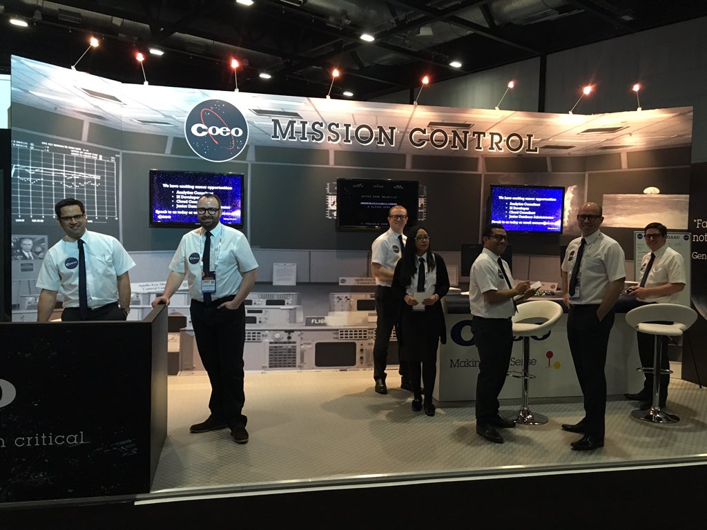 CoeoLtd's tweet image. The #sqlmasters are ready at the #missioncontrol #data stand at #SQLBits stop by for a chat!