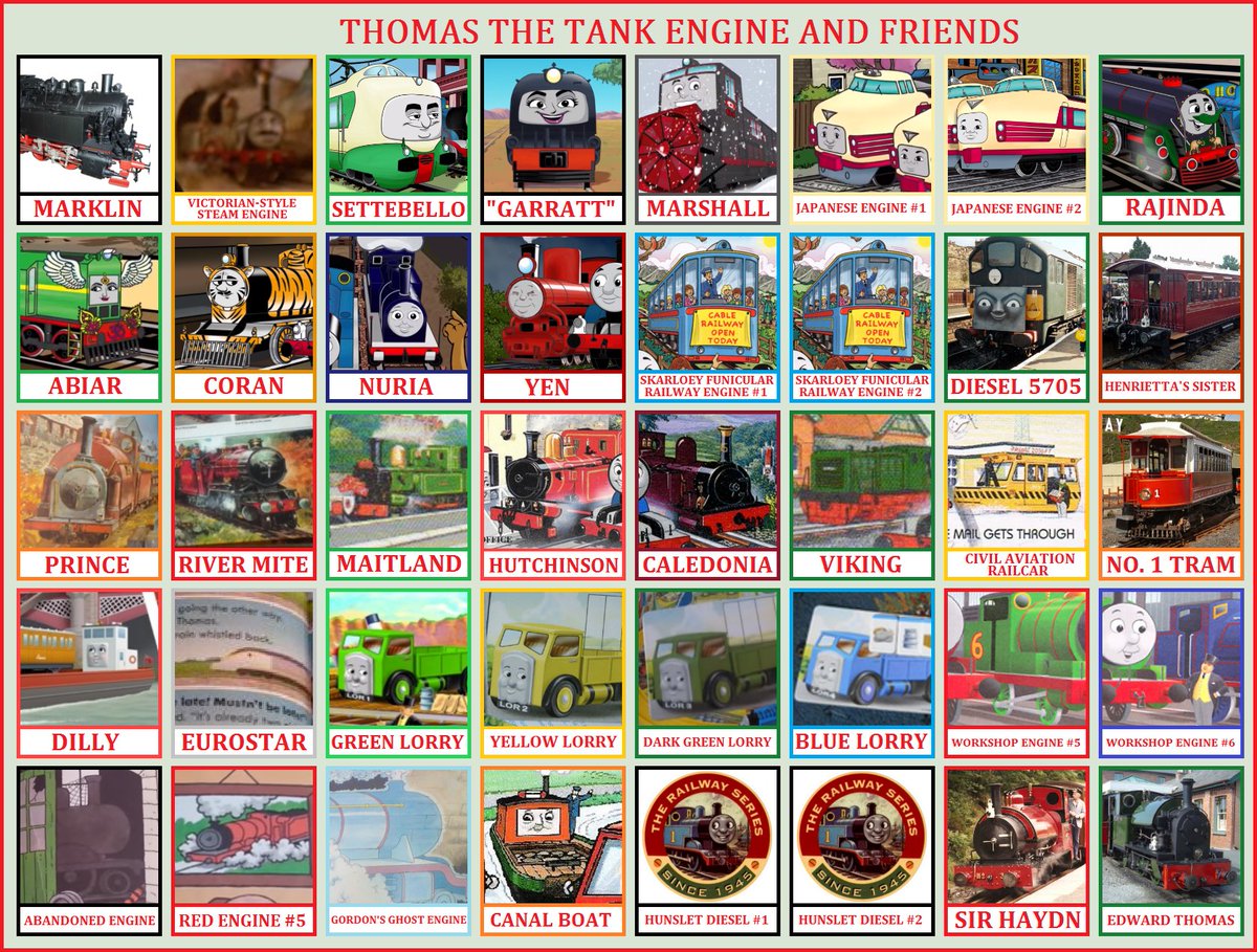 characters in thomas the tank engine