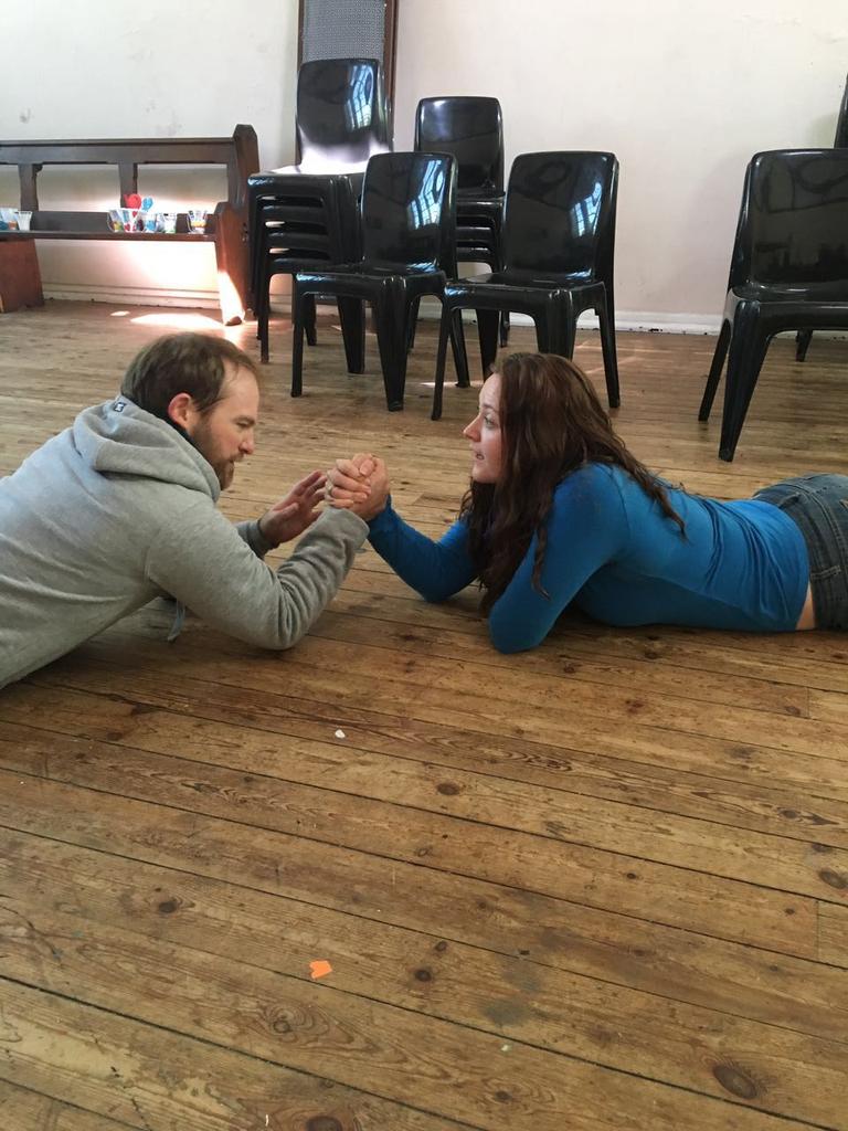TheFrameworkSA's tweet photo. Framework actors @timredpath @miss_meg7n play to win! Join us in Church Sq 7pm #FirstThursdaysCT for #Hamlet https://t.co/hlkuGYps61