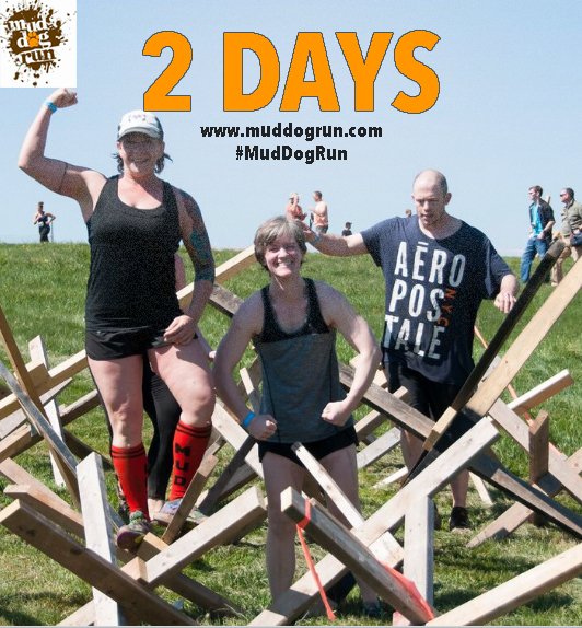 muddogrun's tweet image. Only 2 more days -- Don't muscle out of it! bit.ly/1SoI2Fg 

#MudDogRun #MudRun #Maryland