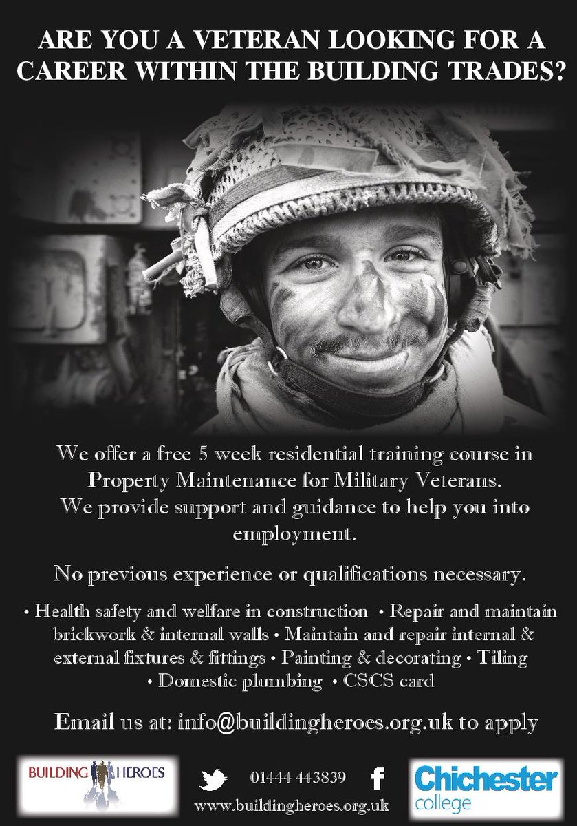 <a href="/ForcesNews/">BFBS Forces News</a> Sign up for our 16th May Course Today!! buildingheroes.org.uk 
<a href="/ExMilCareers/">Ex-MilitaryCareers</a> <a href="/MilitarySkills/">MilitarySkills</a>