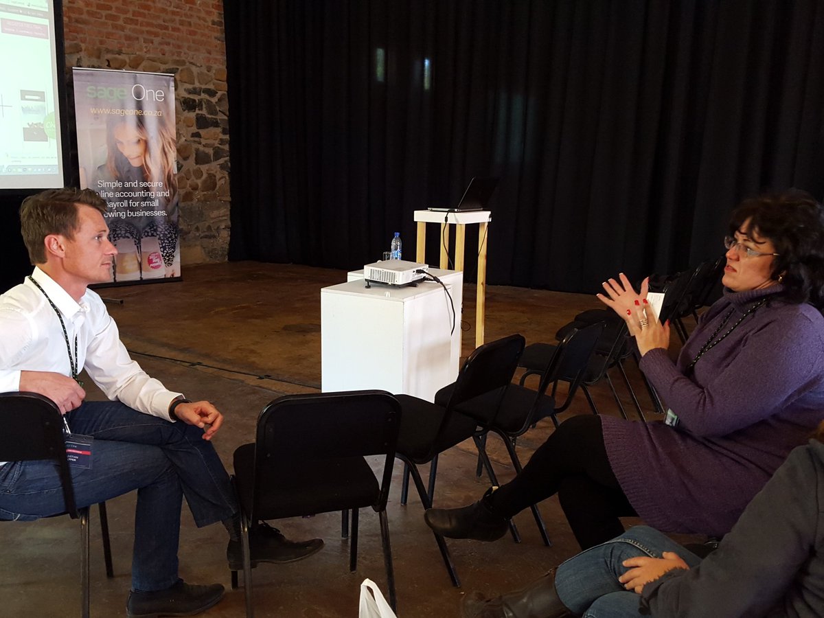 ElrizaPool's tweet photo. Interacting one on one with SAGE ONLINE TOOLS presenter Sebastiaan. Only at Sage Bloem tour#sageone https://t.co/ydgH7fOW3J
