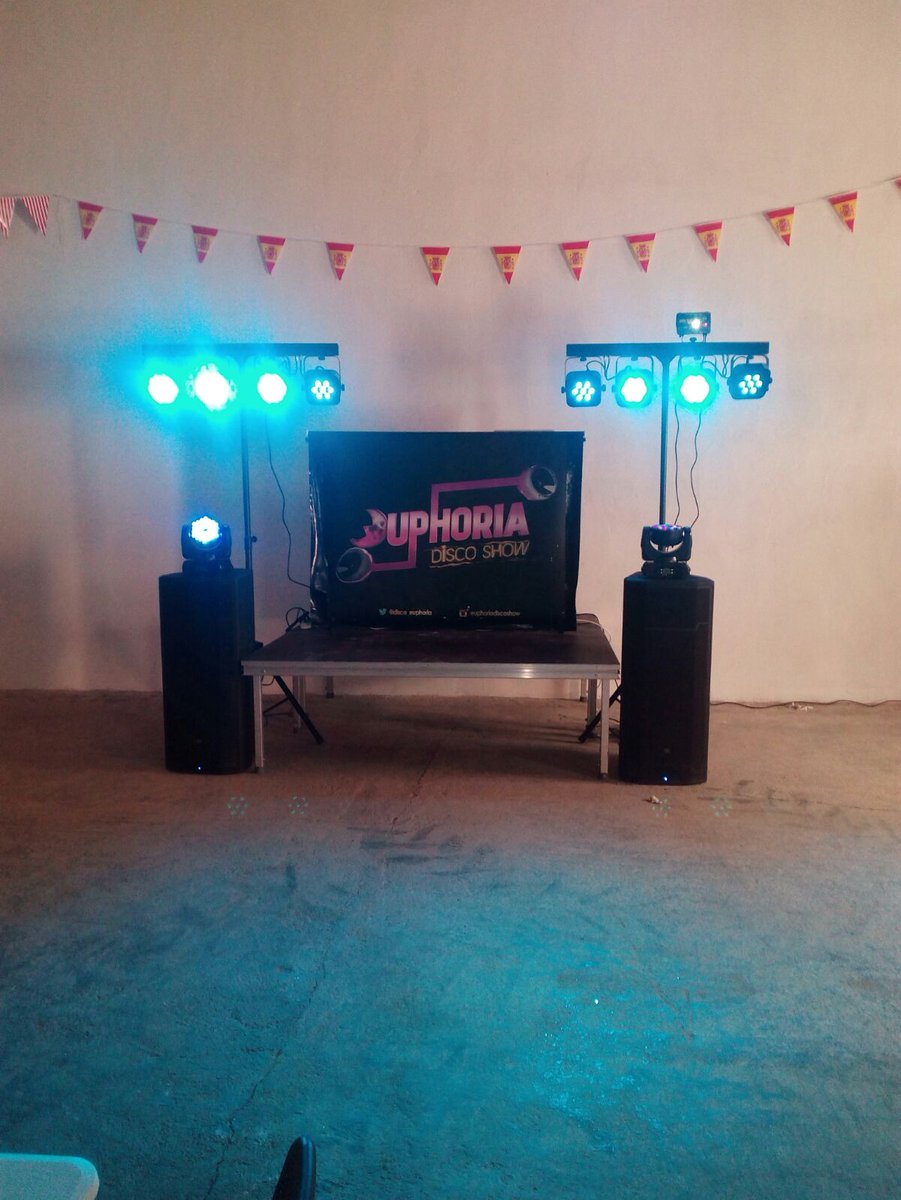disco_euphoria's tweet photo. Ya esta TODO!!! Preparado para la fiesta de las comuniones (Zaratan) https://t.co/Ir9cWd7ETu