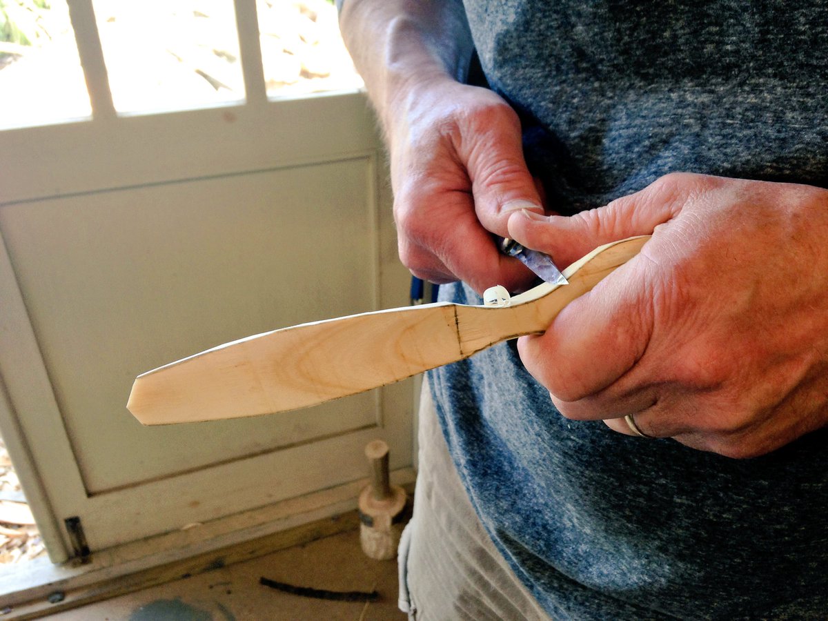 OllieDouglas's tweet photo. Just been to visit and watch #AmazingMaker @MartinDamen1 carving spoons @MERLReading @heritage_crafts https://t.co/UyOIBKpJ18