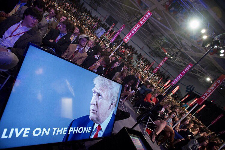 mockconvention's tweet photo. And then there was one! @realDonaldTrump #mockcon2016 https://t.co/gHRa5z5hKE