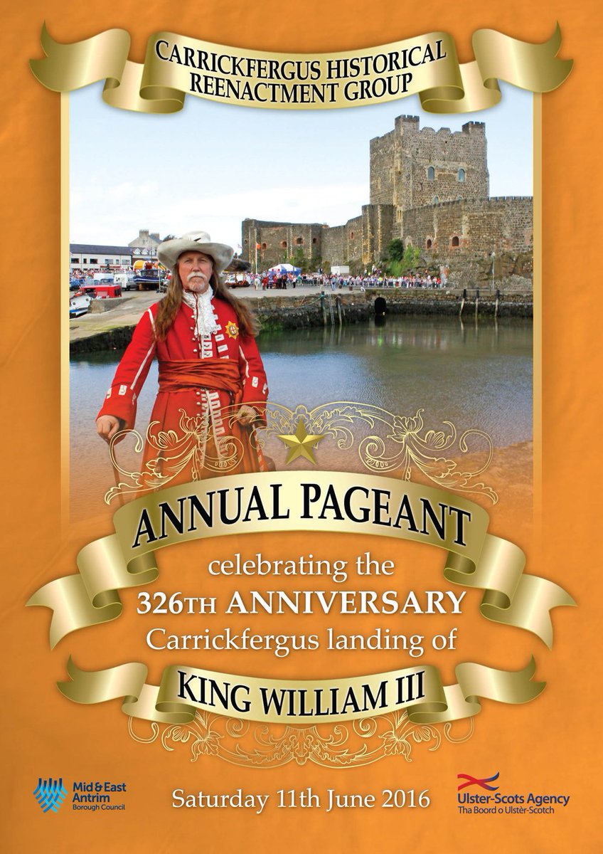 OnlineCarrick's tweet image. Carrickfergus Annual Pageant
Sat 11th June 2016