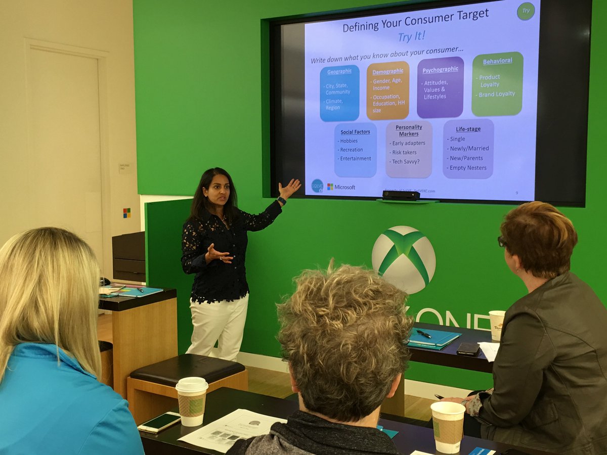 SolveKC's tweet image. SoLVE Customer Target Workshop, great time yesterday! Helping KC businesses grow! Thank you Microsoft Store!