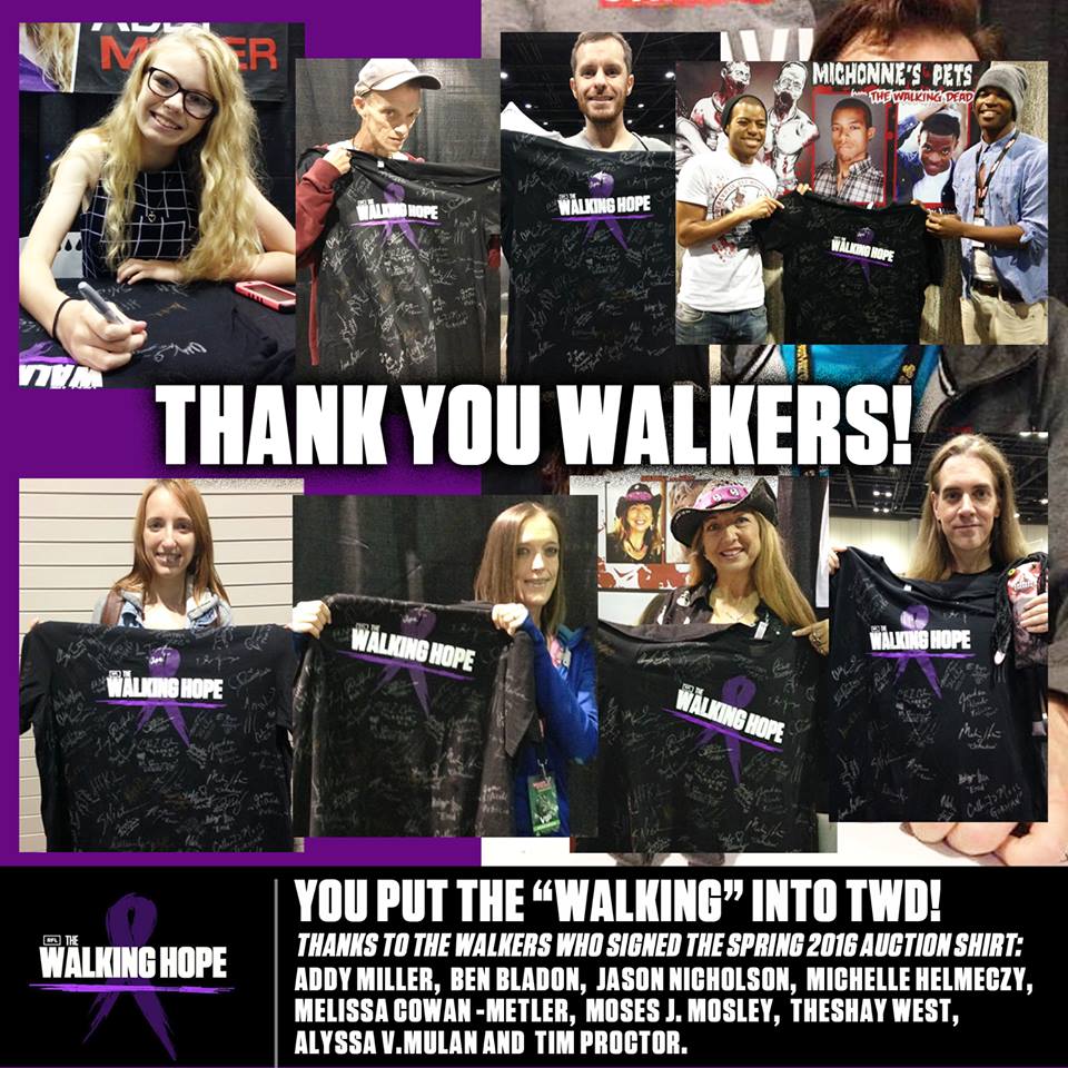 twd_support2010's tweet image. #WalkingHope #SpreadHope @Bradegel #TWDWalkers #ACS 
Thanks our AMAZING Walkers!!! We love you guys!