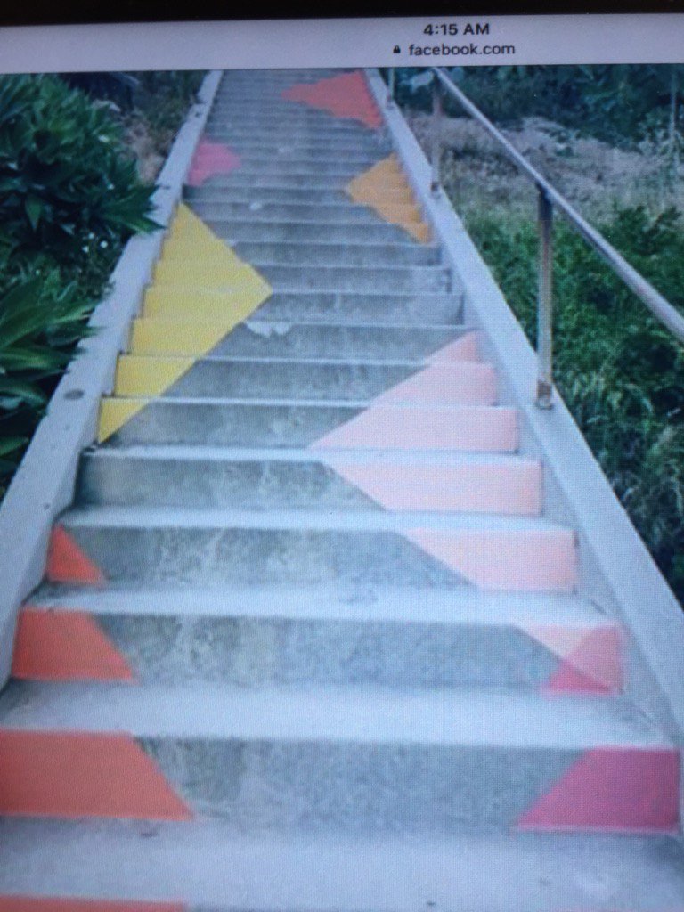 ktlagingerchan's tweet photo. I did several of these for my workout & legs are burning! Thx @thepaintedline for art #swansteps https://t.co/k2kHD2ESiZ