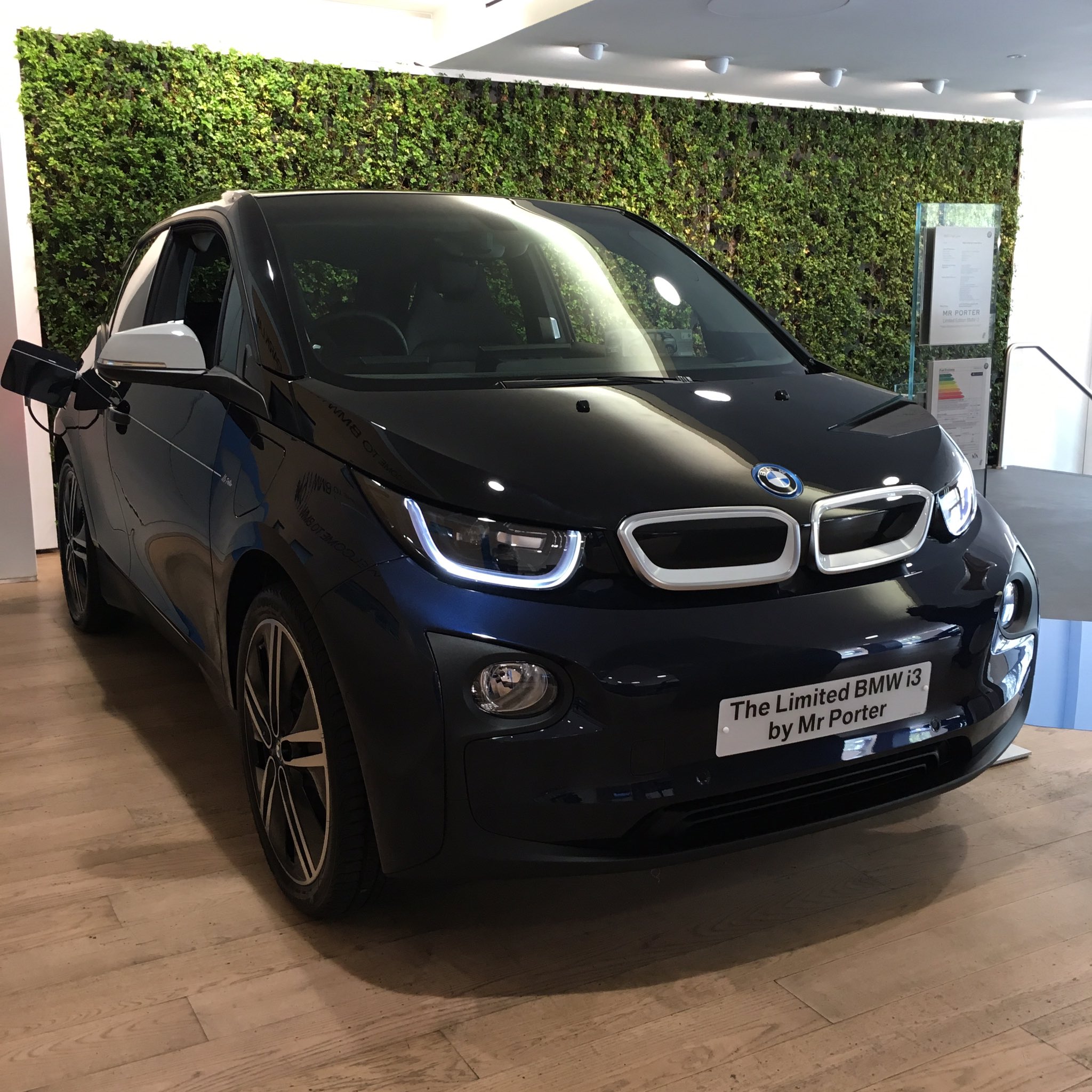 BMW i Park Lane X The hand finished Mr Porter Edition i3. Only