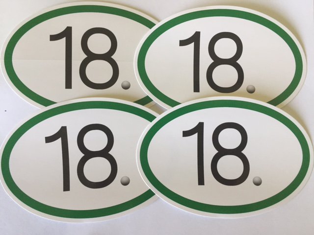 GolfCoursePIMP's tweet image. Golf Sticker for you car... Get em for your group here facebook.com/GolfN18/