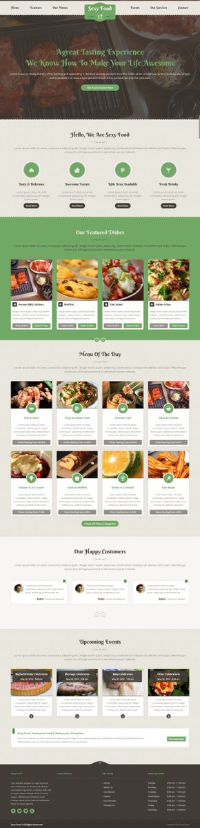 webstudioonly's tweet image. Пример того как может выглядеть ваш сайт для ресторанов или кафе. «Вкусно», красиво и за 49 000 тенге*.