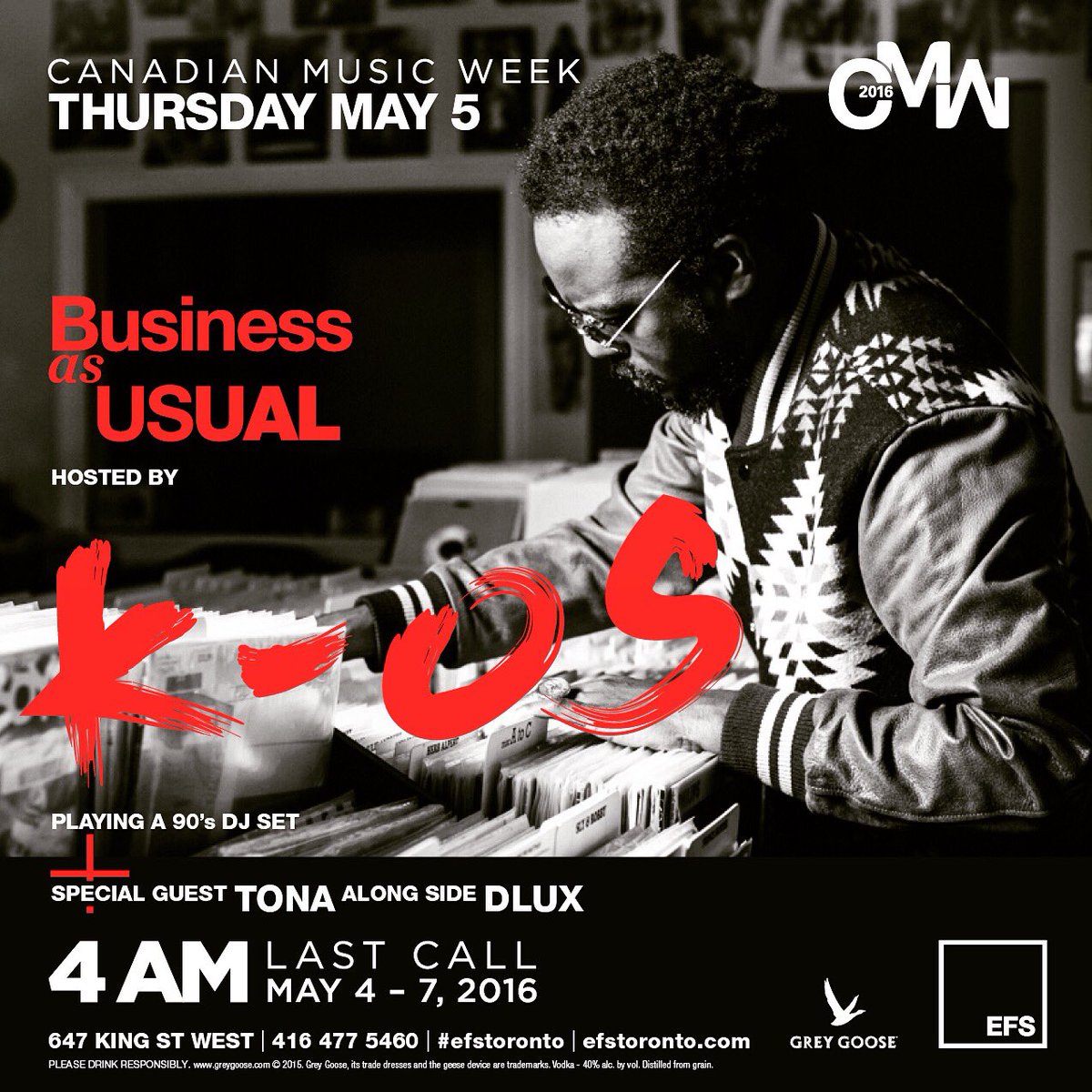 Playing HIP HOP tonight for <a href="/CMW_Week/">1</a> inside <a href="/efs_toronto/">EFS</a> #WYLIN ✨👏🏾