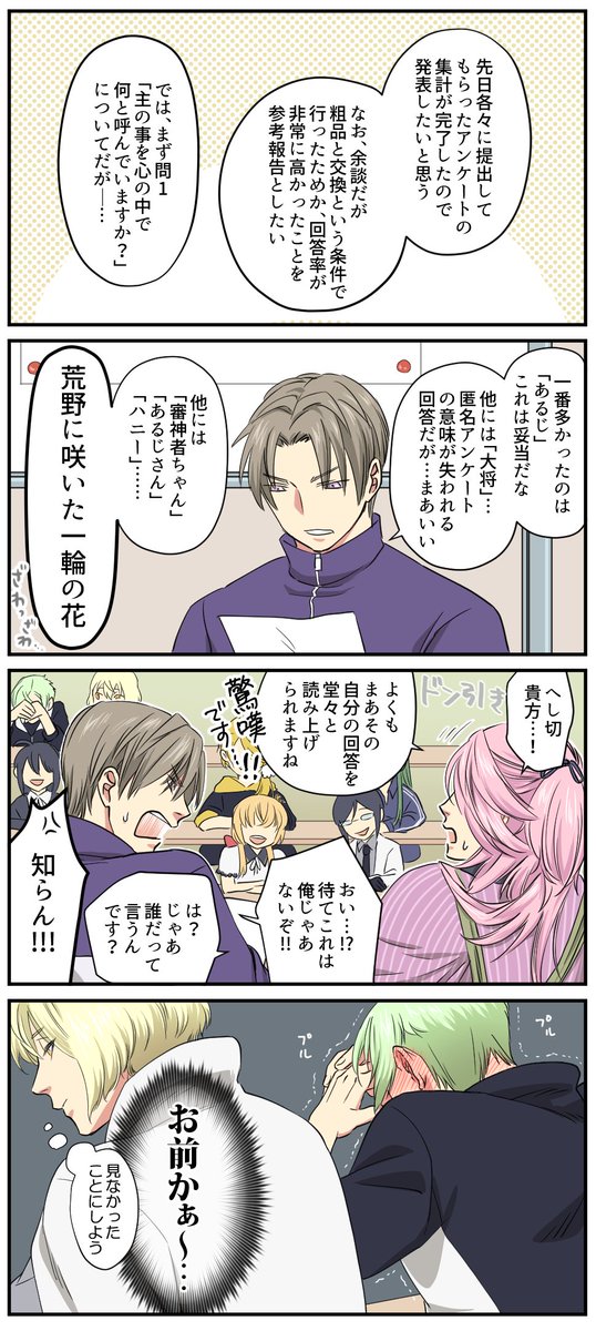 刀剣乱舞 主の事を心の中でなんと呼んでいるか刀剣男士たちにアンケート 漫画 刀剣速報 刀剣乱舞まとめブログ