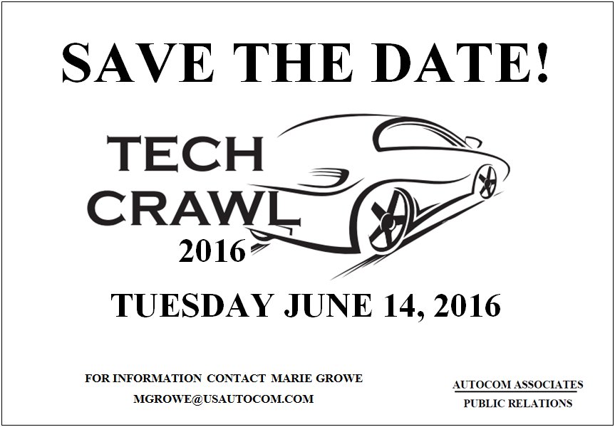 AutoComDetroit's tweet photo. Mark your calendar for #TechCrawl2016 on June 14 - More details to follow! https://t.co/hlM2v7UOQC