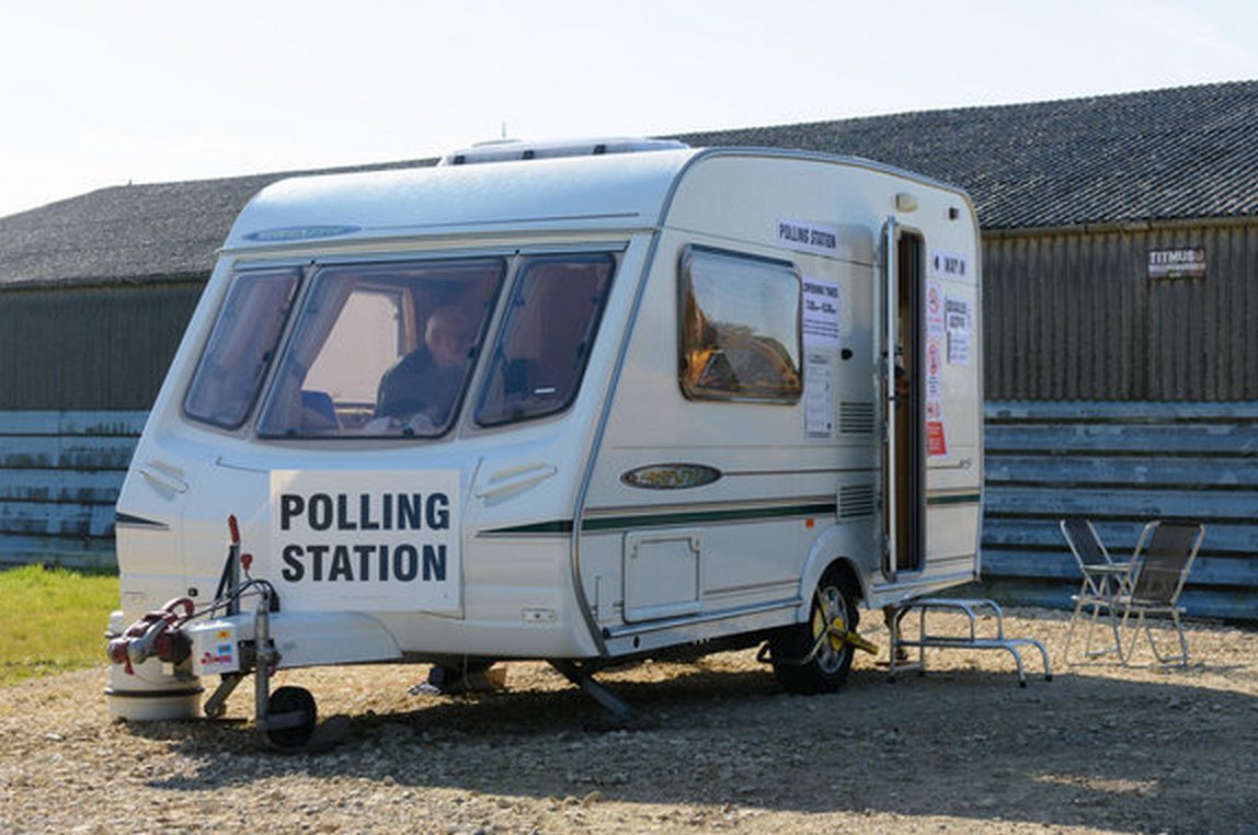 HuffPostUK's tweet image. 6 (and counting) quirky polling stations people are pitching up at today #pollingday huff.to/1rsPao5