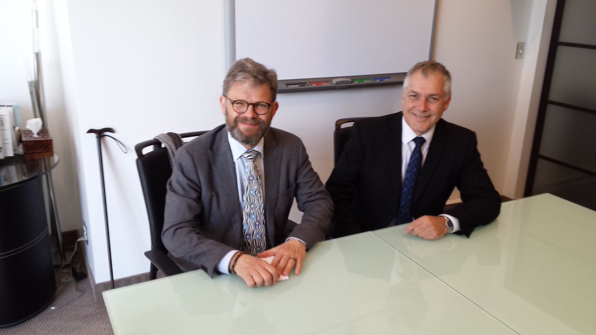 FranceQC's tweet image. Développement des partenariats de recherche #FranceQuébec : @ChibaeffN est auj à @U_INRS avec Daniel Coderre !