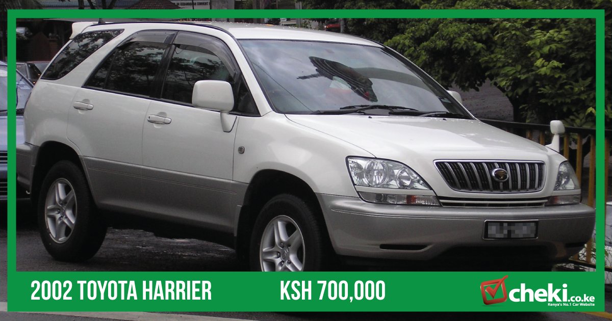 Cheki Kenya Locally Used Toyota Harrier Accident Free One Owner Price 700k Contact T Co Qxoh3ikbeg