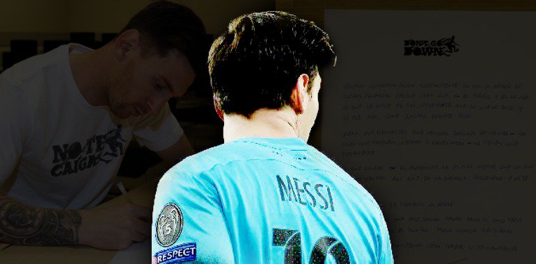 InvictosSomos's tweet photo. IMPERDIBLE. La emotiva carta que escribió el argentino Lionel Messi: https://t.co/w84v2qZlzh https://t.co/WW4cLL9CPh