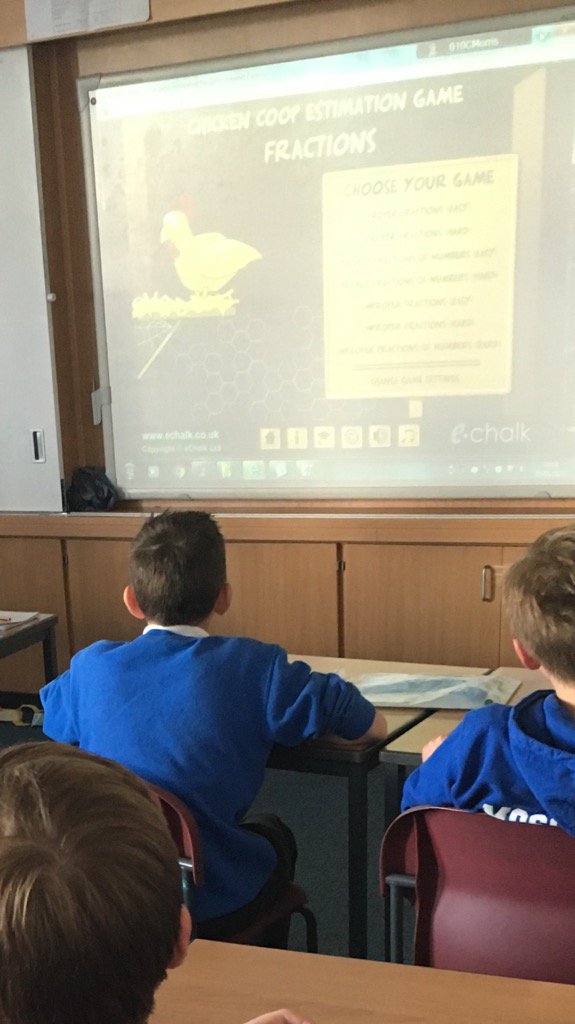 BearsdenAcademy's tweet image. Chicken and Egg situation at the Maths dept P7 workshops. #FunFractions  #FreezeFrame