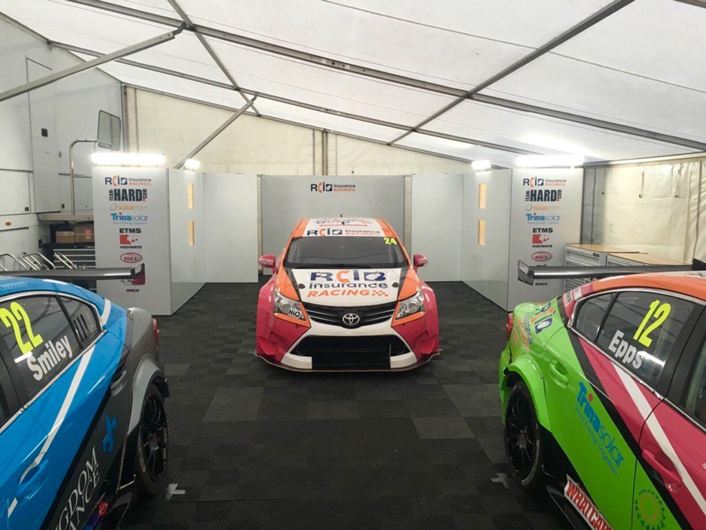 tonygilham34's tweet image. @RCIBRacing set up ready for @thruxtonracing @DunlopBTCC this wknd @ChrisSmiley222 @MichaelEppsRace @JakeHillDriver