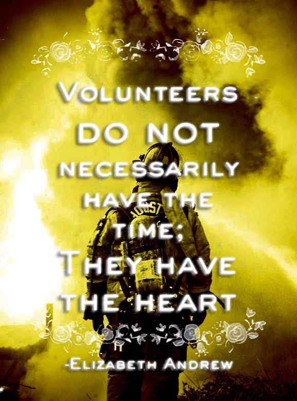 NAFECO_Fire's tweet photo. "Volunteers do not necessarily have the time; they have the heart." -Elizabeth Andrew #tbt https://t.co/jnsXK4TRIT
