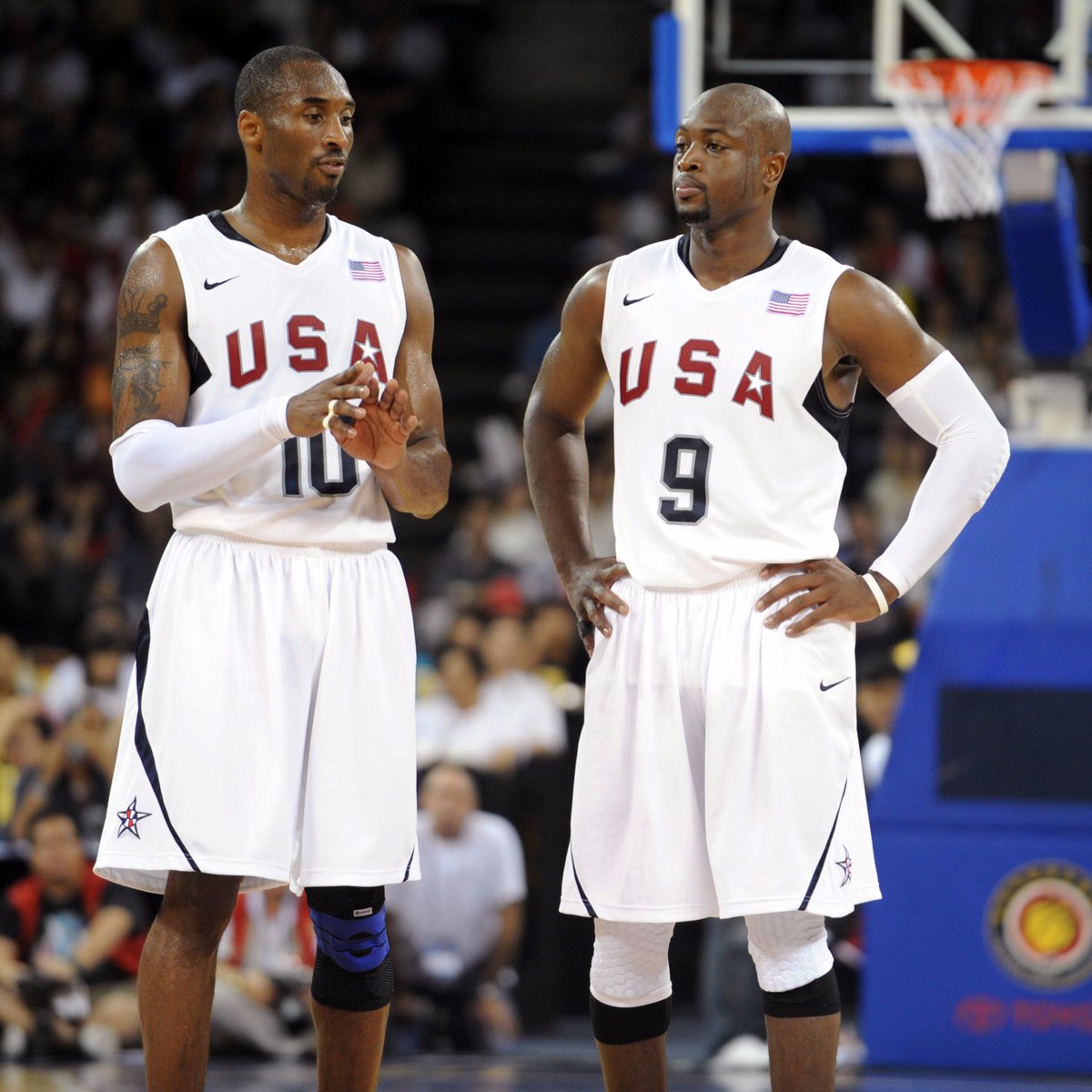Usa Basketball Caption This Tbt Photo Of Kobebryant And Dwyanewade From 08