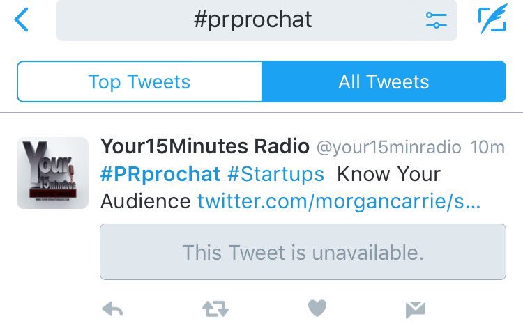 gerardcorbett's tweet image. Keep seeing this message.  #prprochat