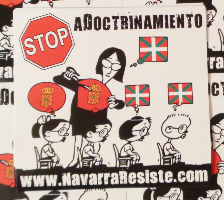 Nueva campaña contra el aDoctrinamiento abertzale: navarraresiste.com/2016/05/stop-a… A la venta aquí: navarraresiste.com/p/tienda.html?…