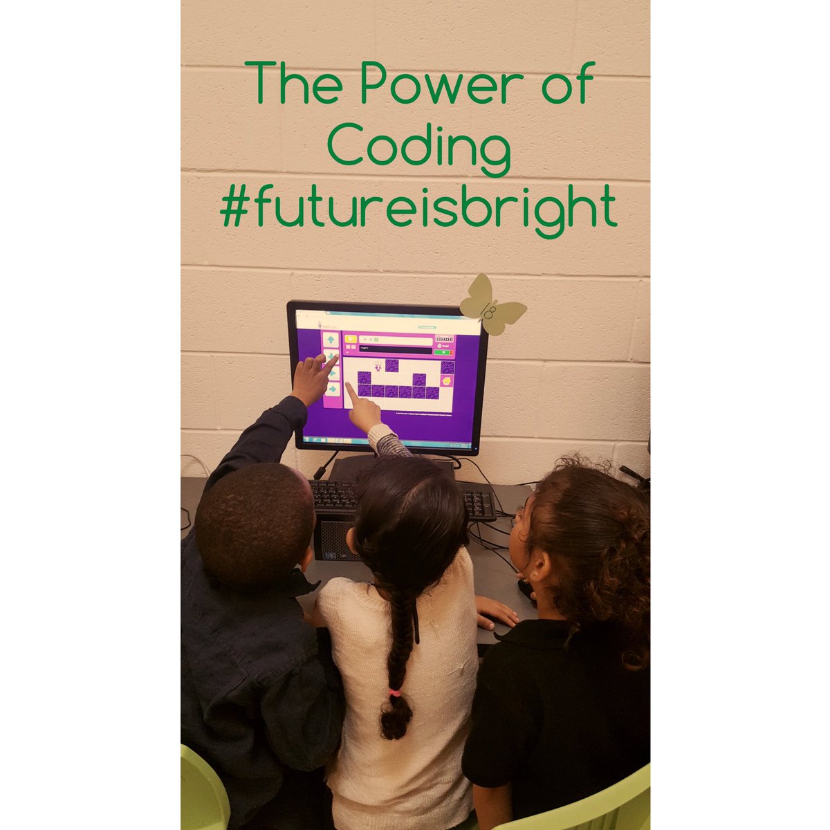Never too young to start coding. Thanks Ms.Rudolphi for gaining STEAM with Kindergarten. <a href="/pgcps/">PGCPS</a> <a href="/PGIntegrateArts/">Arts Integration</a>