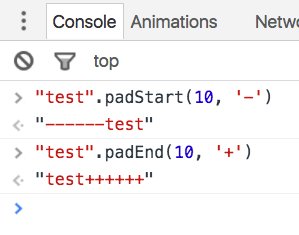 shospodarets's tweet image. After the recent story
String.prototype.padStart()
String.prototype.padEnd()
come to Chrome
github.com/tc39/proposal-…