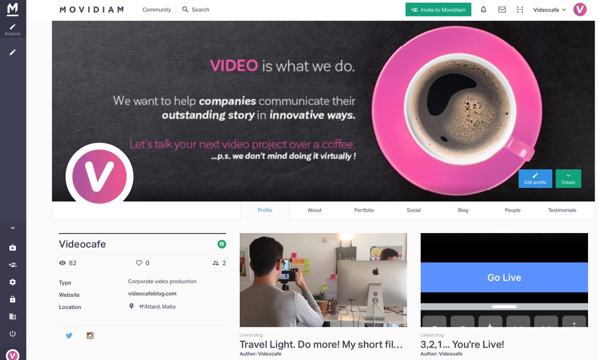 videocafeblog's tweet photo. Used @Movidiam 4 d 1st time. Great flow, Few glitches.. but it is still in beta. Thumbs up! #collaboration #Teamwork https://t.co/q3lN85ZJjT