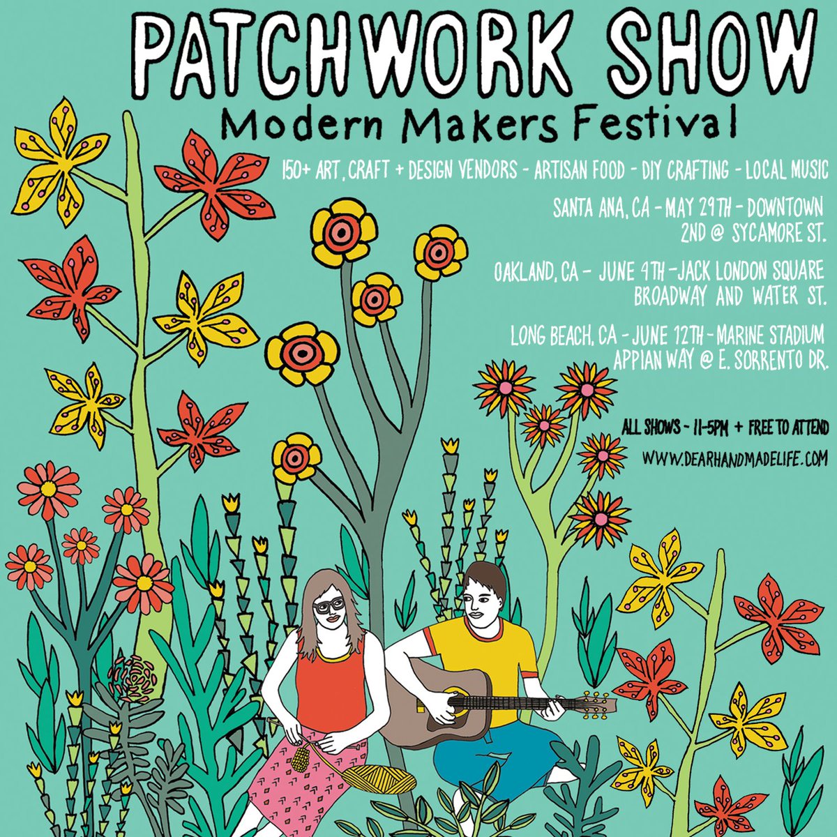ribb_its's tweet photo. Thrilled to be a vendor at Patchwork, Long Beach, June 12th. Come check it out! @dearhandmadelife #patchworkshow https://t.co/7HGD2t40i3
