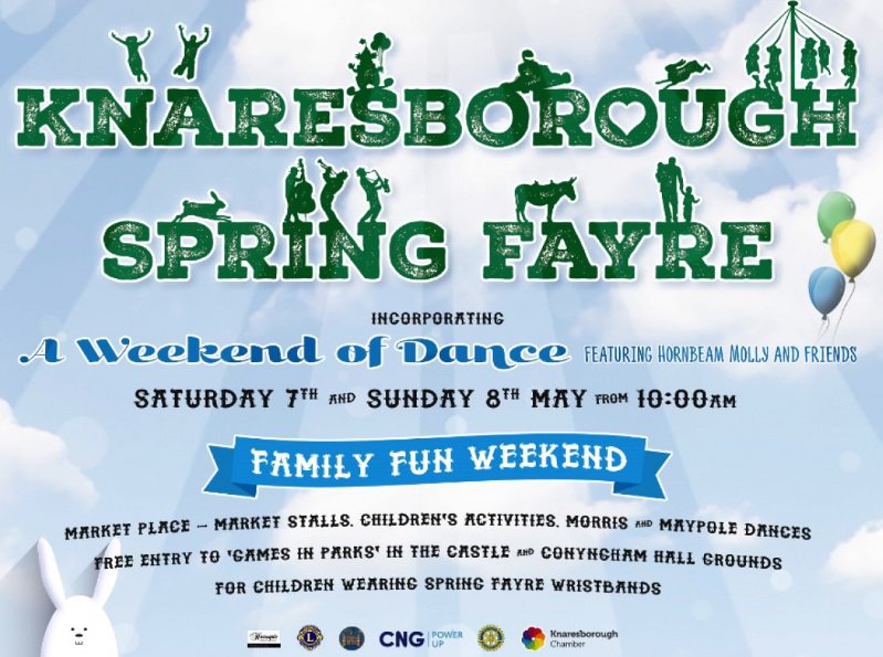 Don't forget the Spring Fayre this weekend, lots of fun in the sun and discount Castle entry too! <a href="/KnaresboroNow/">Knaresborough Now</a>
