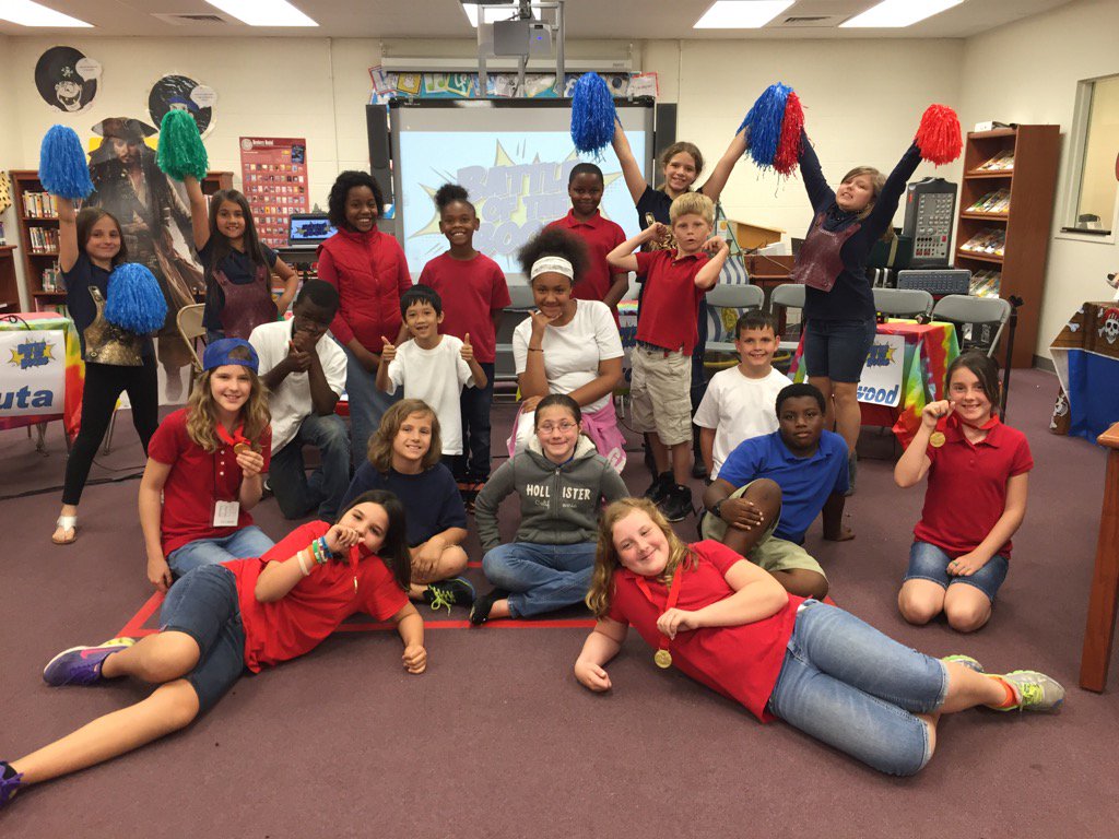 storylori1's tweet photo. @MCherryStreet @BayTech2 Battle of the Books rocked today! Go Cheetahs! #battleofthebooks https://t.co/L6kgizFYeg
