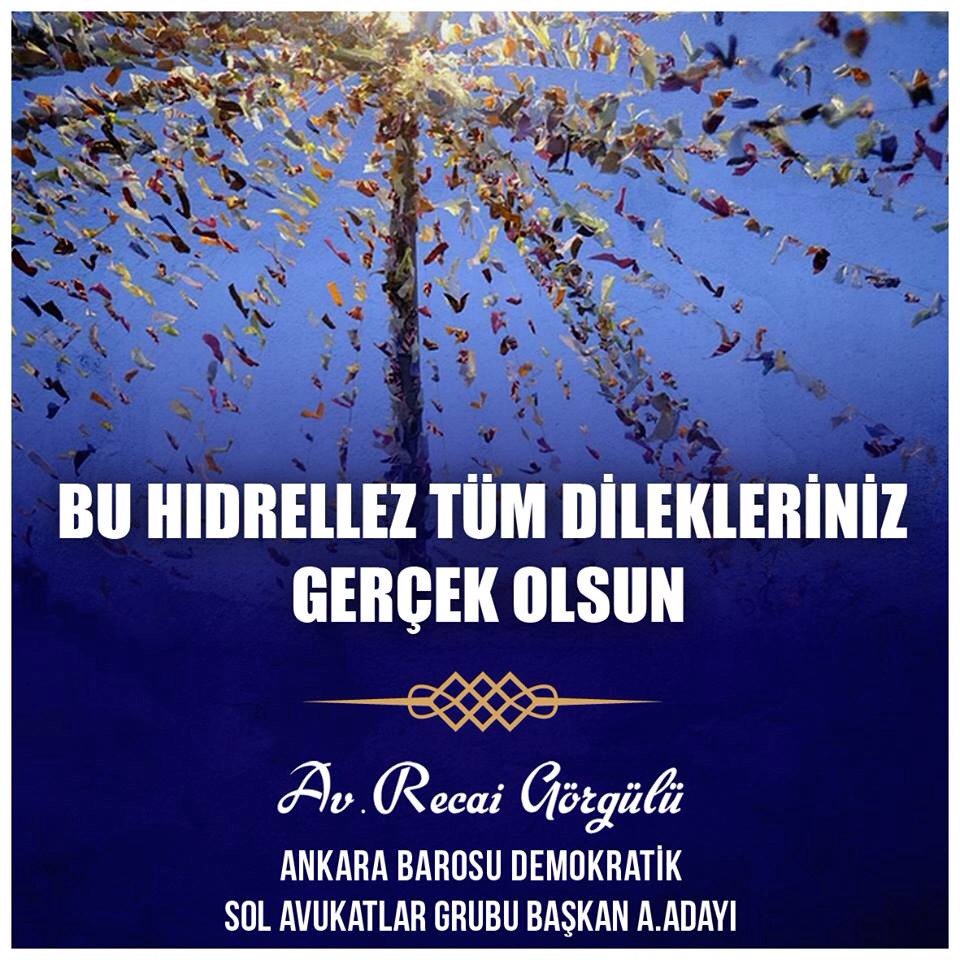 Bu #Hıdırellez tüm dilekleriniz gerçek olsun.