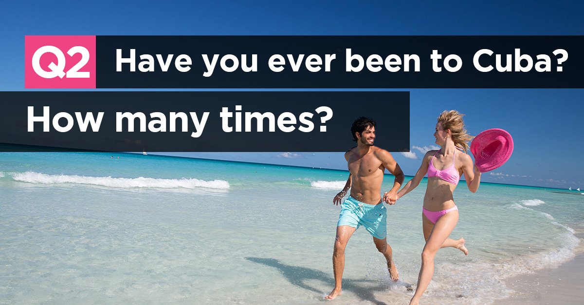 MeliaCuba's tweet photo. Q2. Have you ever been to Cuba? How many times? #CubaTimeChat #FITCuba2016 https://t.co/C2INRiY2vV