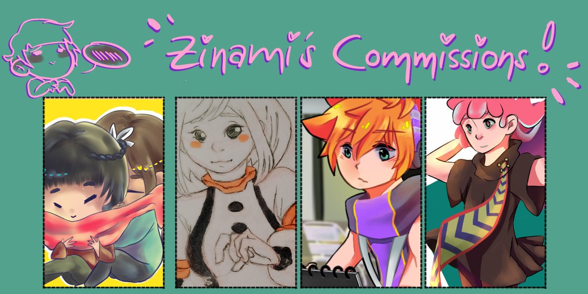 zinami_zyo's tweet photo. I opened up commissions!! ✨✨ RT's are appreciated (๑•͈ᴗ•͈) more info here https://t.co/RLU2Y5s3Hf https://t.co/GrwYBwpOsL