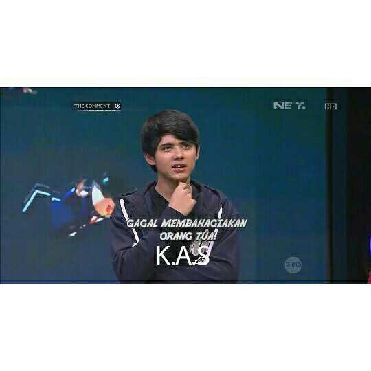 KomunitasAS's tweet photo. cowo macho itu nangis gara2 gagal membahagiakan orang tua - aliando syarief #AliandoOnTheComment https://t.co/0lqvJppaAW