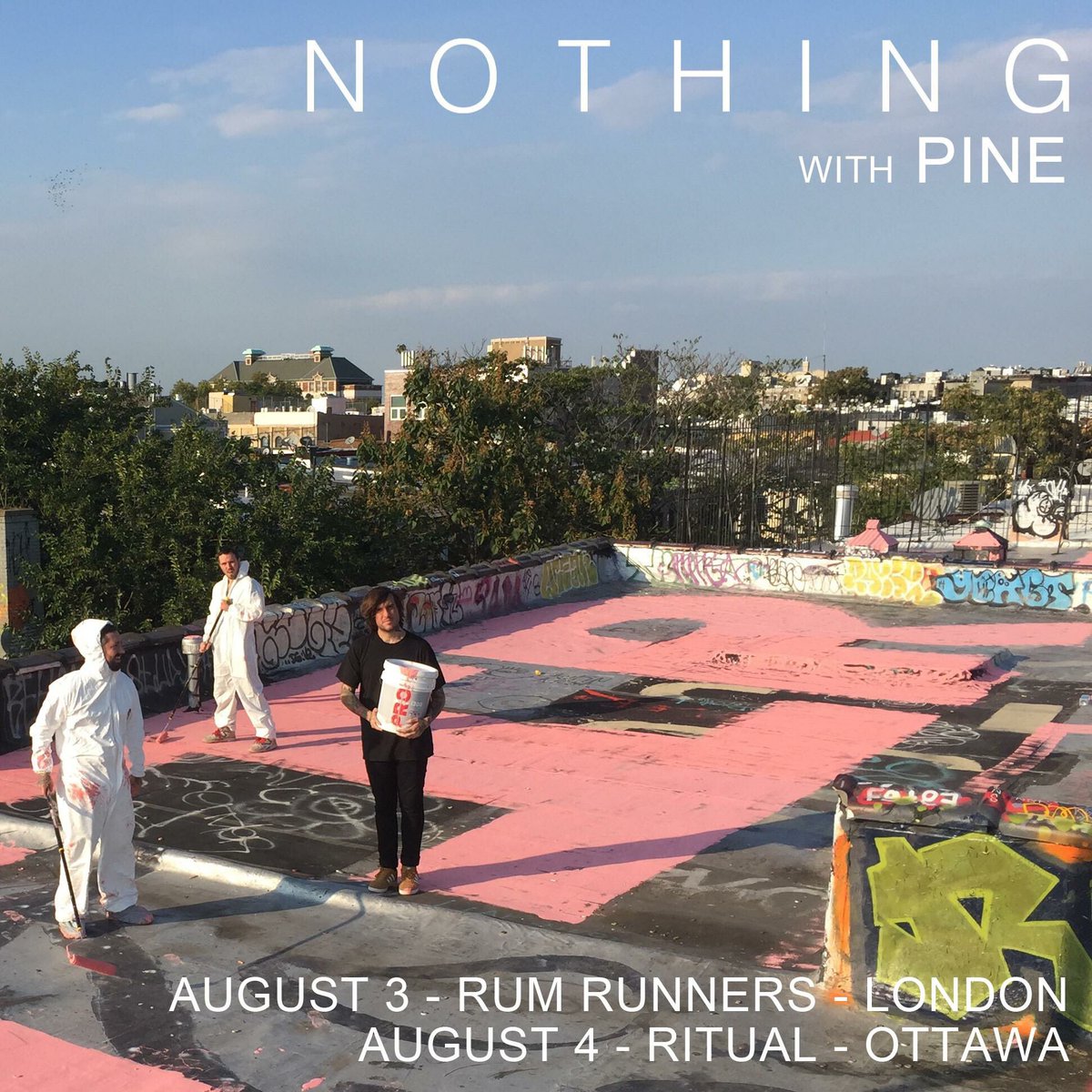 pineband's tweet photo. This summer we get the pleasure to play a couple shows with @BandofNOTHING, check it out! https://t.co/NiJp6g7rie
