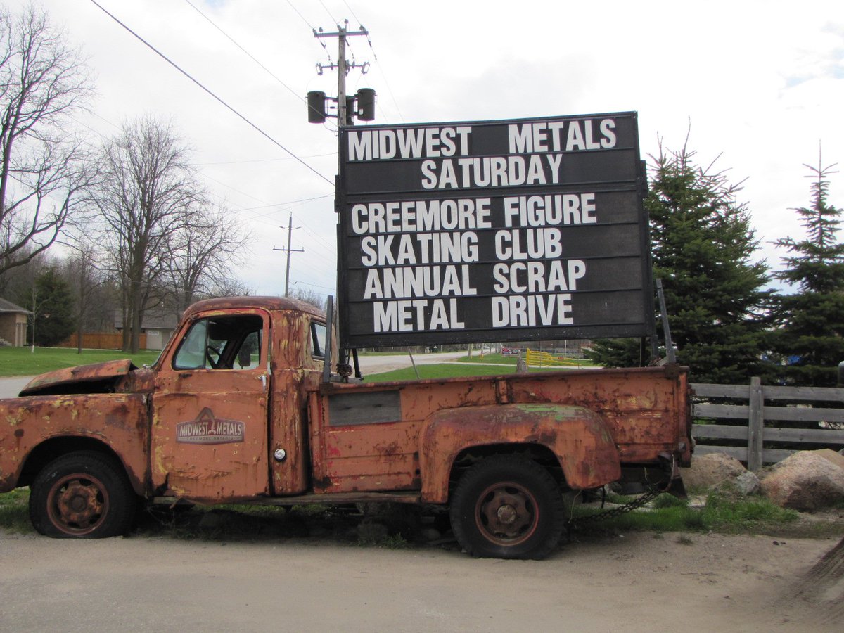 #creemorefigureskatingclub #scrapmetaldrive Saturday May 7th <a href="/MidwestCreemore/">Midwest Metals</a>