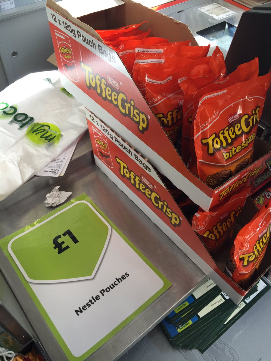 MyLocalstreath's tweet image. A naughty treat by the till 😜