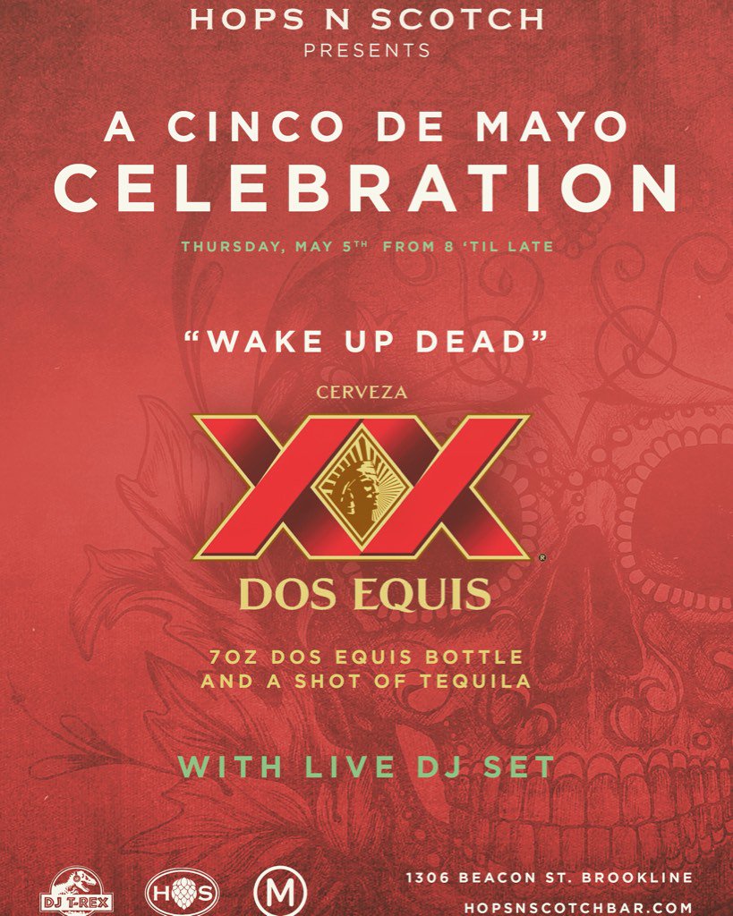 HOPSNSCOTCHBAR's tweet photo. Happy #cincodemayo ! Join us tonight for celebrations in the form of spanish music, and a wake up dead. https://t.co/5hONAnHmcV