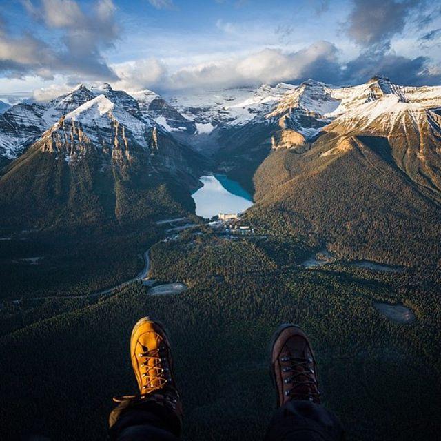 tentmentality's tweet photo. 10,000ft above Lake Louise. Photo by @calsnape. Tent Life! #hiking #camping #trout #tentmentality https://t.co/BpPB4OOAL1