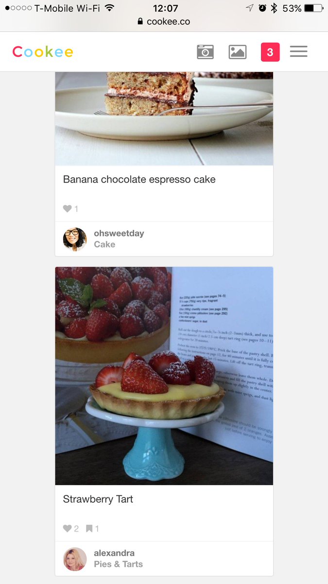 (1) Use Cookee to share your baking adventures with the world and find #inspiration for your next #baking project.
