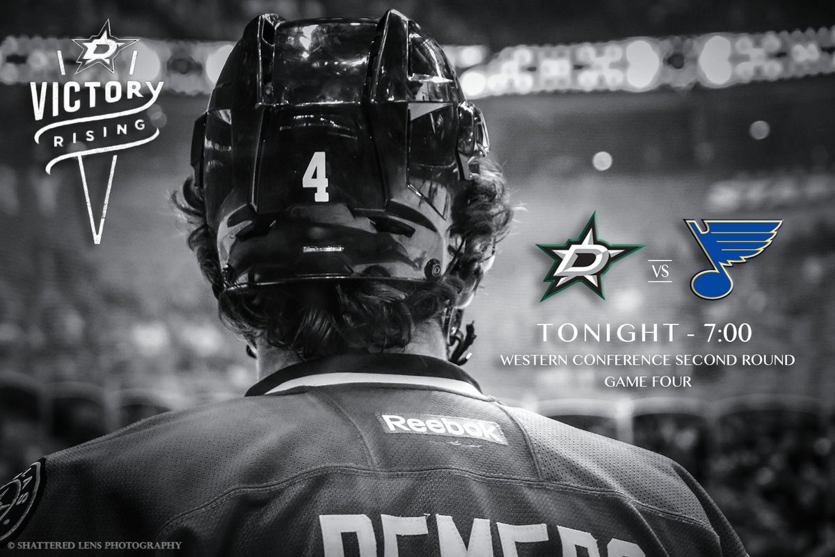 ShatteredLensTX's tweet photo. IT'S GAME DAY!

Stars take on the Blues in Game 4 tonight at 7!

#NHL17Benn https://t.co/VZg8M8erGW