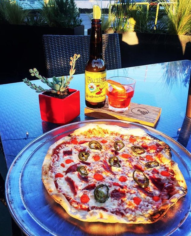 #CincoDeMayo Italian Style! Teamed w #EatEast for a special of El Diablo + Pacifico or Teuqila #negroni for $10.